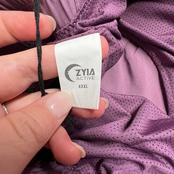 Zyia Active Lavender Summer Shorts XXXL NWT Style 450XXXL - Picture 5 of 7